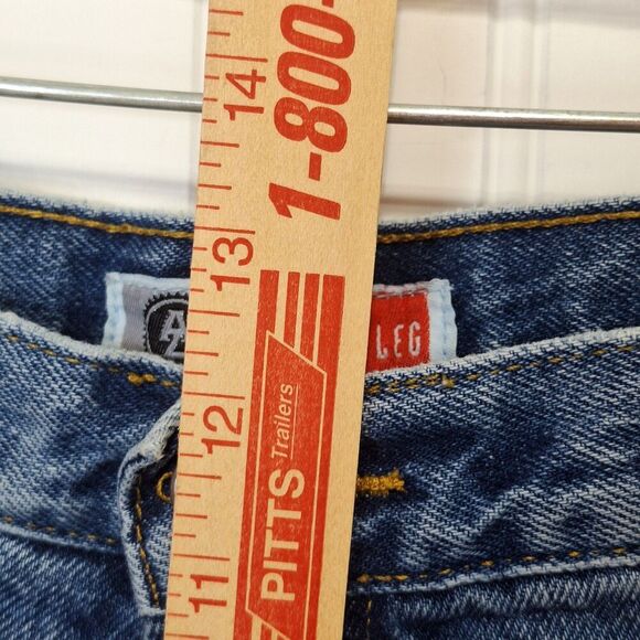 Arizona Jean Co Junior Women’s  Flare Leg Jeans‎ Size 15 Medium Wash High Rise - Picture 9 of 14